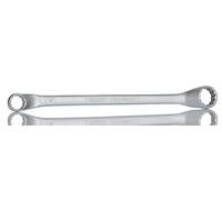 GEDORE Double-ended ring spanner, AF 19+24 mm, Offset, 5° angled, Slender, Bi-hex, UD profile, Spanner, 2 19X24
