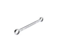 GEDORE Double-ended ring spanner, AF 20+22 mm, Straight, Flat, Slender, Bi-hex, UD profile, Spanner, 4 20X22