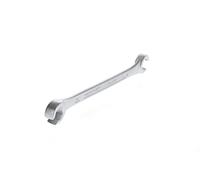 GEDORE Double-ended ring spanner open, AF 11+13 mm, 15° angled, Hex, For brake lines, Spanner, 400 11X13