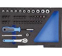 Gedore Egg 1100 CT1 20 Foam Insert, 1/2 L-Boxx 136 Case Empty