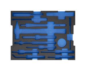 Gedore ei-1100 - 02 goma-espuma Insert 2/2 L-Boxx 136, Vacuum