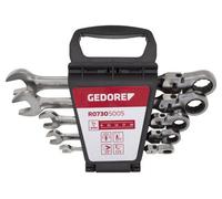 GEDORE Red Combination Ratchet Spanner Set Metric 5-Piece