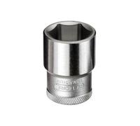 GEDORE Socket, 1/2" 12.5 mm drive, Hexagonal, 17 mm width, Tool, 19 17, Chrome-plated steel