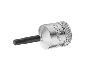 Gedore IN202,5 1/4 2.5 x 28 mm 6 Hex Screws Screwdriver Bit Socket - Silver