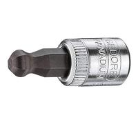 Gedore 2219417 Screwdriver Bit 1/4" ball head Internal Hexagon 5 mm