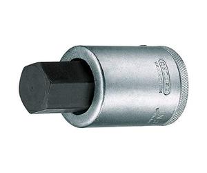 Gedore IN3222 3/4 22,0X 80mm 6 Hex Screwdriver Bit Socket - Silver