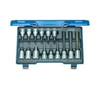 GEDORE LKM 19 Screwdriver Set 1/2 Inch 15-Piece Inner 6-Carat 5-17 mm