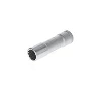 GEDORE Long socket, 3/8" 10 mm drive, Bi-hex, 12 mm AF, D 30 L 12, Chrome-plated steel