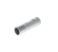 GEDORE Long socket, 3/8" 10 mm drive, Bi-hex, 13 mm AF, D 30 L 13, Chrome-plated steel