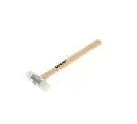 GEDORE Nylon Hammer with Wooden Handle, Leather Hammer, Dia. 27 mm, Hammer with ash Wood Handle, Tool, Forged, 225 E-27