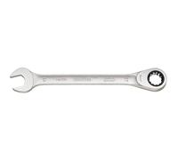 GEDORE Open-ended spanner with ring ratchet, AF 30 mm, Flat, Bi-hex, UD profile, Spanner, 7 R 30