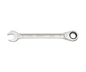 GEDORE Open-ended spanner with ring ratchet, AF 11 mm, Flat, Bi-hex, UD profile, Spanner, 7 R 11