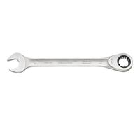 GEDORE Open-ended spanner with ring ratchet, AF 13 mm, Flat, Bi-hex, UD profile, Spanner, 7 R 13