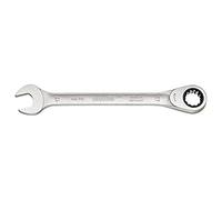 GEDORE Open-ended spanner with ring ratchet, AF 13 mm, Flat, Bi-hex, UD profile, Spanner, 7 R 13