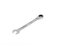 GEDORE Open-ended spanner with ring ratchet, AF 17 mm, Flat, Bi-hex, UD profile, Spanner, 7 R 17