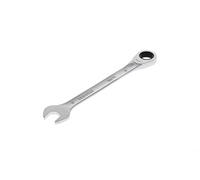 GEDORE Open-ended spanner with ring ratchet, AF 19 mm, Flat, Bi-hex, UD profile, Spanner, 7 R 19