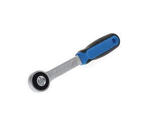 GEDORE Ratchet handle with coupler, for 3/8", 10 mm drive, 10° reverse angle, with push-through square, 2C grip, 2093 Z-94