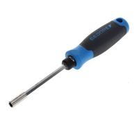 GEDORE Ratchet screwdriver, Magnetic bit holder, 1/4" 6.3 mm hex, Screwdriver, 2-component handle, 225 mm, 2675