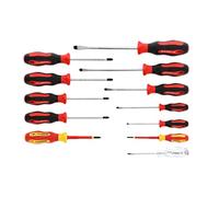 GEDORE red 12-pc. Screwdriver set, Screwdriver set (VDE) slotted/cruciform, Phase tester, Tool, R38002012