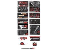 GEDORE red 166 Piece Foam Module Tool Kit