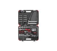GEDORE red 232-piece Socket spanner set, 1/2" 1/4" drive, Adapter tool, Ratchet sockets bit holder bits, R69003061, R46003232