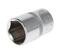 GEDORE red Socket, 1/4" 6.3 mm drive, hexagonal, 13 mm AF, Tool, R41001303, steel