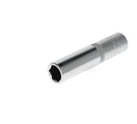 GEDORE red Long socket, 1/4" 6.3 mm drive, hexagonal, 8 mm AF, Tool, R41000809, Steel
