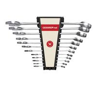 Gedore RED 3300989 Combination Wrench Set 10 Pieces 8-22 mm