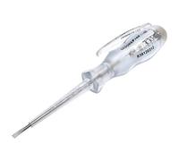 GEDORE red Test screwdriver with impact-resistant handle, Measuring range 105 - 250 volts, Blade length 70 mm, Phase tester, R38120312