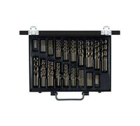 GEDORE red Twist drill bit set, 170-pc., Rolled, Right hand cutting, Tip angle 118°, in Metal box, HS steel, R93500170