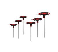 GEDORE red 6-pc. Screwdriver set, Key set, 2-component T-handle, Tool, R38672006