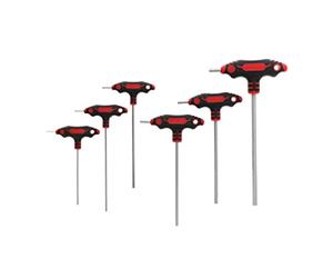 GEDORE red 6-pc. Screwdriver set, Key set, 2-component T-handle, Tool, R38672006