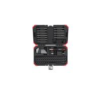 GEDORE Red Bit Set 1/4 Inch 67-Piece Set (PH, PZ, TX, TH, in, SL), Quick Change Adaptor with Long Bits