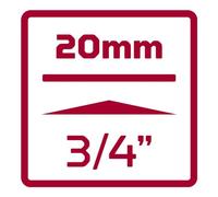 GEDORE Red Circlip Pin 3/4 Inch Content/Use for SW 17-50 mm