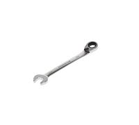 GEDORE red Combination ratchet spanner, Reversible, AF 17 mm, Angled, Flat, Bi-hex, Spanner, R07200170