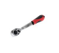 GEDORE R60050009 CR-V, Switchable ratchet: Handle: Red/black, 12.5mm, 1/2" Ne...