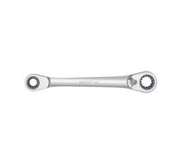 GEDORE red Double-ended ring ratchet spanner 4 in 1, Reversible, AF 10 13 17 19 mm, Straight, Spanner, R07501019