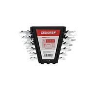 red Double open-end spanner set, 6-pc. Set, AF 6-17 mm, Metric, Short, Spanner set, R05125006
