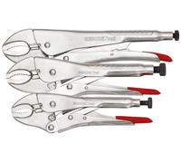 Gedore RED 3301180 Locking Pliers Set 7-12" 3 Pieces 35-60 mm