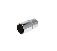 GEDORE red Long socket, 1/2" 12.5 mm drive, bi-hex 32 mm AF, Tool, R61103214, Steel