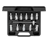 GEDORE Red Oil Service Key Set 3/8 Inch 12-Piece Assembly and Disassembly of Oil Drain and Transmission Oil Control Screws