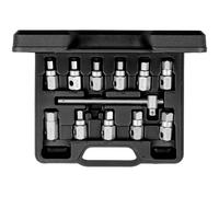 GEDORE Red Oil Service Key Set 3/8 Inch 12-Piece Assembly and Disassembly of Oil Drain and Transmission Oil Control Screws