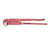 GEDORE red 90° Angled pipe wrench, Clamping width 55 mm/1 1/2", Swedish, Solidly built, Offset teeth, R27100015