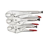 Gedore Red R27202003 3 Piece Lock Grip Pliers Set 7", 10" & 12" Plier Locking
