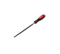GEDORE Red Round File, Special Steel, 2-Component Handle, Red/Black