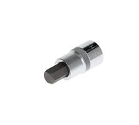 GEDORE red Screwdriver bit socket hex, 12 mm AF, 1/2" 12.5 mm, Screwdriver bit socket, Tool, R62551210, Steel