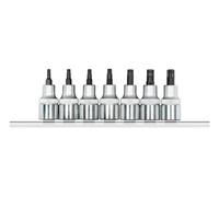 Gedore Screwdriver bit sockets 1/2 +rail 7pcs