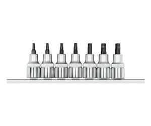 GEDORE Red Screwdriver Bits 1/2 Inch TX on Connector Strip 7 Pieces