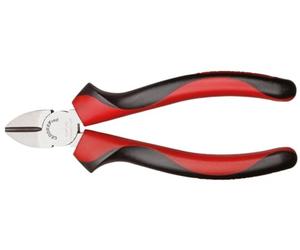 GEDORE Red Side Cutters 160 mm/Slim Head Shape/Induction-Hardened/Long Cutting Edges/Dual-Component Handle/Hand-Gentle Power Transmission