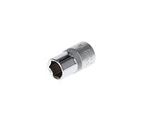 GEDORE red Socket, 1/2" 12.5 mm drive, hexagonal, 14 mm AF, Tool, R610001406, steel